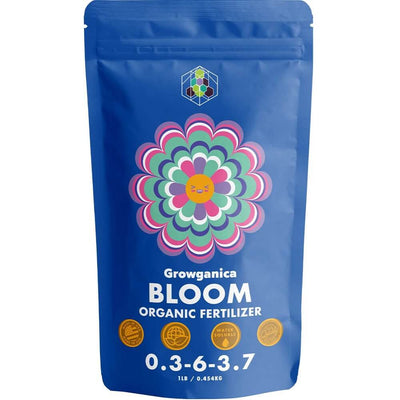Growganica Bloom Organic Living Soil Plant Food | Bigger Flower 0.3-6-3.7 Fertilizer