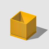 Desert Vista Planter Pot - Perfect Fit Drip Tray, Mesh Drainage With Size & Color Options