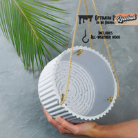 MCR Bowl Hanging Plant Pot for Indoor or Outdoors, Color & Size Options!