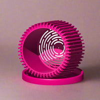 Modern Heart-Shaped Planter with Drainage & Saucer In Several Colors & Sizes!