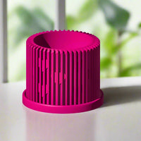 Modern Heart-Shaped Planter with Drainage & Saucer In Several Colors & Sizes!