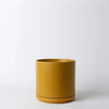 Solid Goods - Ceramic Cylinder Planter Pot with Saucer