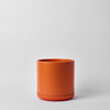 Solid Goods - Ceramic Cylinder Planter Pot with Saucer
