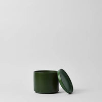 Solid Goods - Ceramic Cylinder Planter Pot with Saucer