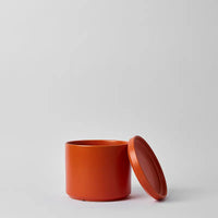 Solid Goods - Ceramic Cylinder Planter Pot with Saucer