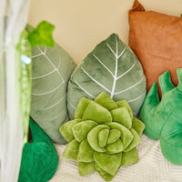 Lil' Pop Succulent®  - 16" Olive Green Plant Pillow
