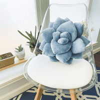 Lil' Pop Succulent® - 16" Smokey Blue Plant Pillow