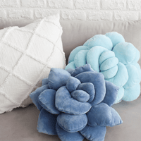 Lil' Pop Succulent® - 16" Smokey Blue Plant Pillow