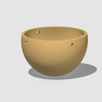 Minimalist Hanging Plant Pot with Drainage & In Various Colors