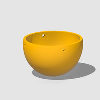 Minimalist Hanging Plant Pot with Drainage & In Various Colors