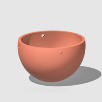 Minimalist Hanging Plant Pot with Drainage & In Various Colors