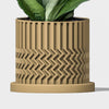 Minimalist Zig-Zag Planter In Many Colors & Sizes