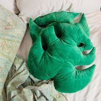 Monstera Deliciosa Leaf Pillow