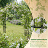 OLLE Garden Arch Garden Galvanized Steel Plant Trellis 95" High 59" Wide 