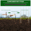 OLLE Garden Arch Garden Galvanized Steel Plant Trellis 95" High 59" Wide 