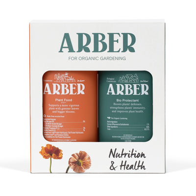 Organic Nutrition & Health Starter Set, Plant Food & Bio Protectant By Arber