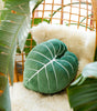 Philodendron Gloriosum 19.5" Tall Plant Leaf Pillow - Moody Green