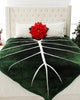 Poinsettia 23" Plant Pillow - Christmas Holiday Red