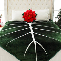 Poinsettia 23" Plant Pillow - Christmas Holiday Red