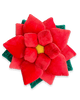 Poinsettia 23" Plant Pillow - Christmas Holiday Red