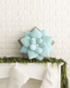 Poinsettia 20" Plant Pillow - Frost Blue