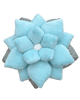 Poinsettia 20" Plant Pillow - Frost Blue