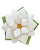 Poinsettia 23" Plant Pillow - Marshmallow White