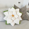 Poinsettia 23" Plant Pillow - Marshmallow White