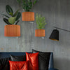 Ribbed Wall Planter, Various Colors & Sizes