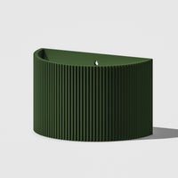 Ribbed Wall Planter, Various Colors & Sizes