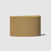 Ribbed Wall Planter, Various Colors & Sizes
