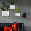 Ribbed Wall Planter, Various Colors & Sizes