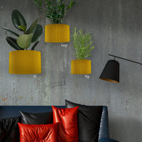 Ribbed Wall Planter, Various Colors & Sizes
