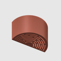 Ribbed Wall Planter, Various Colors & Sizes