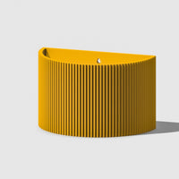 Ribbed Wall Planter, Various Colors & Sizes