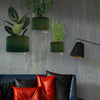 Ribbed Wall Planter, Various Colors & Sizes
