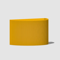 Ribbed Wall Planter, Various Colors & Sizes