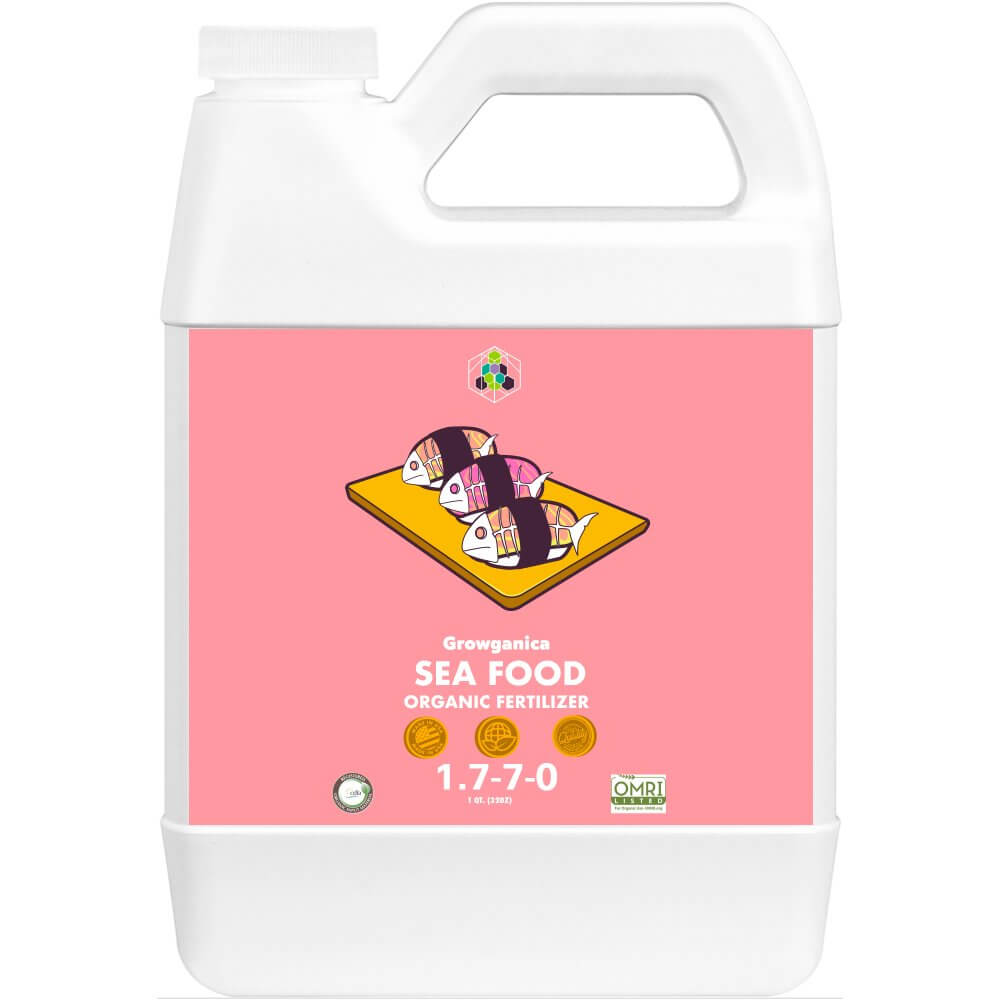 Growganica Sea Food Organic Fish Hydrolysate Phos Soil Conditioner & Root Enhancer 1.7-7-0
