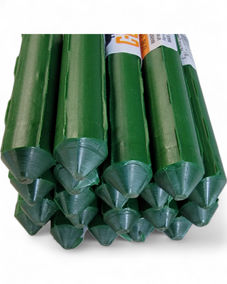 Twenty (20) Strong Steel Garden Stakes (available in lengths of:  3', 4', 5', and 6') All plant sticks are 7/16