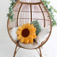Sunflower 20" Plant Pillow - Golden Yellow