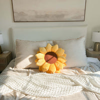 Sunflower 20" Plant Pillow - Golden Yellow