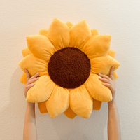 Sunflower 20" Plant Pillow - Golden Yellow