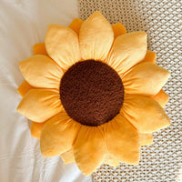 Sunflower 20" Plant Pillow - Golden Yellow