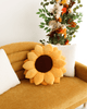 Sunflower 20" Plant Pillow - Golden Yellow