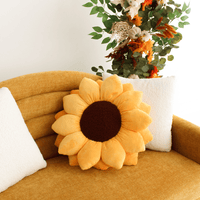 Sunflower 20" Plant Pillow - Golden Yellow