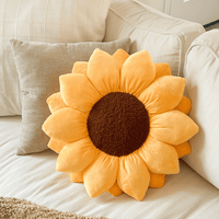 Sunflower 20" Plant Pillow - Golden Yellow