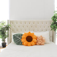 Sunflower 20" Plant Pillow - Golden Yellow