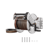 Wall Mounted Hose Reel-Stainless Steel-Heavy Duty Made By Giraffe Tools