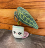 Anthurium Queen Plant Plush Keychain