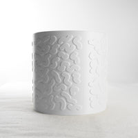 Tiny Squiggle Cheetah Planter Pot With Drainage & Drip Tray, Pick Your Color & Size